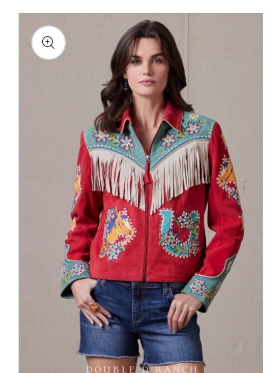 Double D Ranch Jackets & Blazers - Double D Ranchwear Howdy Cowgirl Jacket; Size 1X